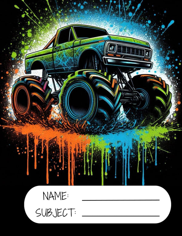 Back to School 7mm lined notebook: 80 page