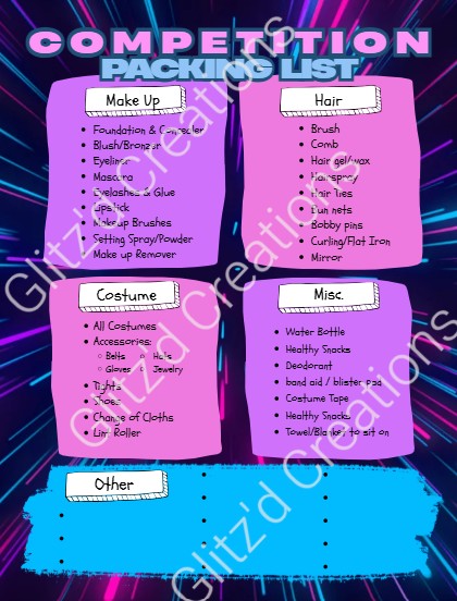 Dance Planner & Notebook