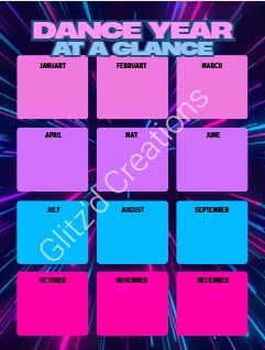 Dance Planner & Notebook